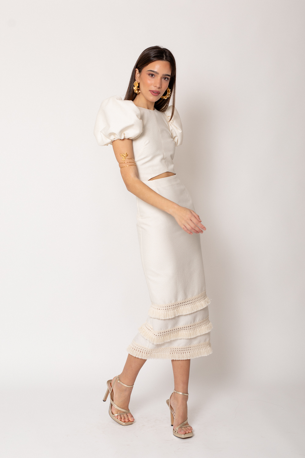 Vestido para madre de comunión de Raquel Fraile. Diseño exclusivo y elegante en Salamanca